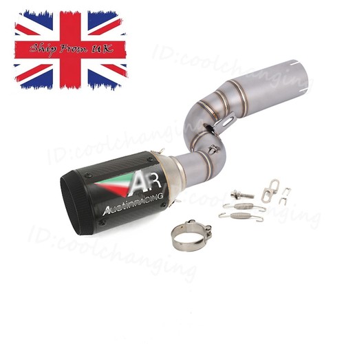 Exhaust mid pipe carbon - pipe,