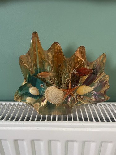 Vintage resin lucite coastal - resin,