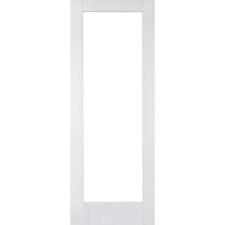 White Shaker glazed door