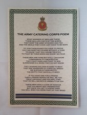 ACC Army Catering Corps Poem
