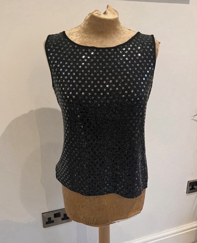 Saloos black metallic sequin - saloos,