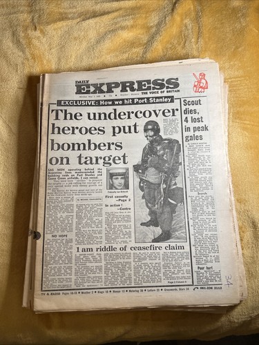 Falklands war express may - war, 1982