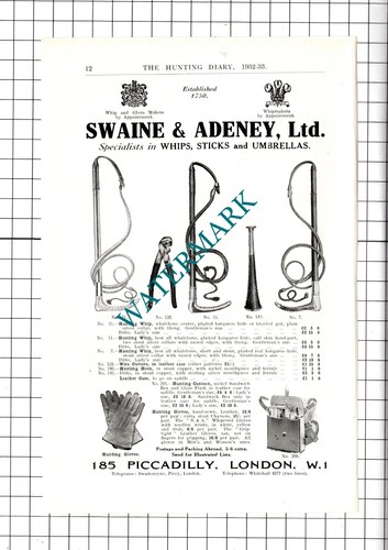 Swaine adeney ltd - ltd, 185