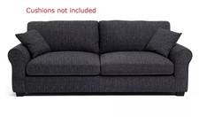 Seater charcoal fabric argos - seater,