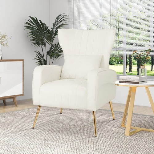 Velvet upholstered wingback - velvet,
