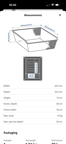 Ikea komplement white - white, mesh