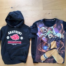 Naruto hoodie and t shift  for 8-9 years old