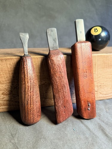 Three vintage leatherworkers - three,