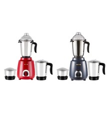 GEEPAS 3-in-1 Indian Mixer Grinder Stainless Steel Jars & Blades Dry & Wet 600W