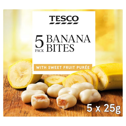 Tesco banana bites with a - tesco, 5