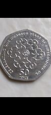 Very rare 50p coin celebrating of 100 years of girlguiding uk