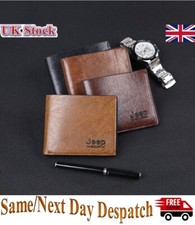 Jeep Mens Leather Wallet RFID