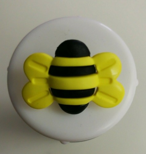 Bee buttons 26mm shank - , yellow&