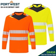 PORTWEST DX4 Hi Vis Crew Neck