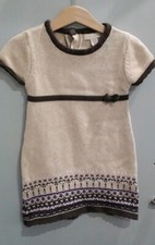 Girls Jillian's Closet Winter Knitted Dress Embroidery detail Age 2