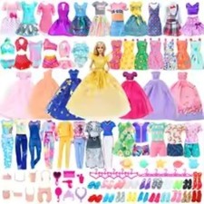 50Pcs Barbie Doll Clothes