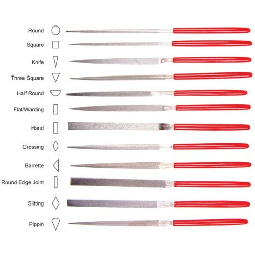 Eze lap diamond needle files - diamond,