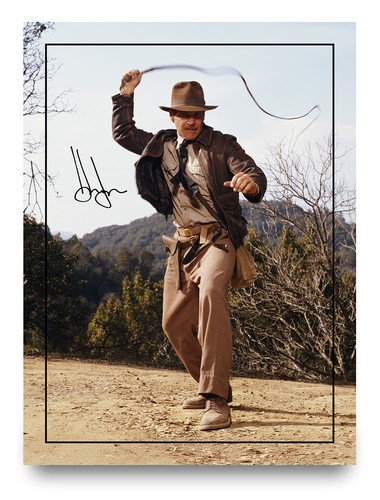 Harrison ford signed indiana - ford,