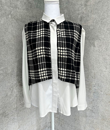 Sister jane white collared - sister,