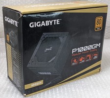 Gigabyte P1000GM 1000W Fully Modular ATX Power Supply PSU 80 Plus Gold - Black.