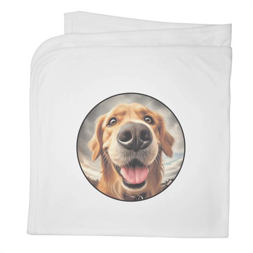 Smiling golden retriever - golden, retriever'