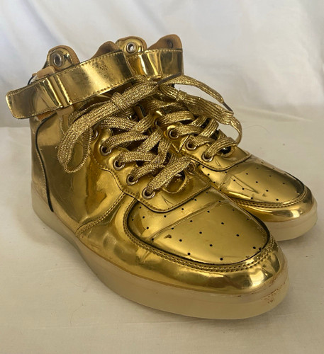 Hoverkicks gold high top led - hoverkicks,