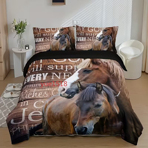 Vintage horse bedding - vintage,