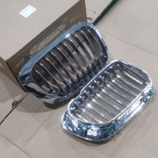 Chrome Front Kidney Grille Grill For BMW 3 Series E46 Cabrio 1998-2001 PRE-LCI