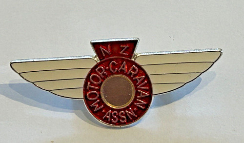 Caravan motor home brooch - motor,