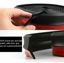 Universal 2.5M Car Lip Skirt Protector Rubber Splitter Front Bumper Spoiler Side