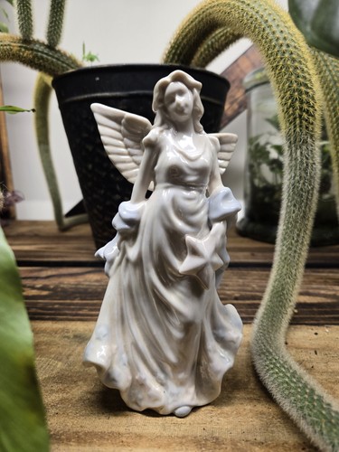 Porcelain angel figurine - angel,