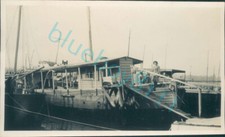 1950 House boat and owner