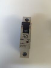 MK B40 40 AMP CURVE B 6kA MCB CIRCUIT BREAKER 5940s SENTRY Type 2