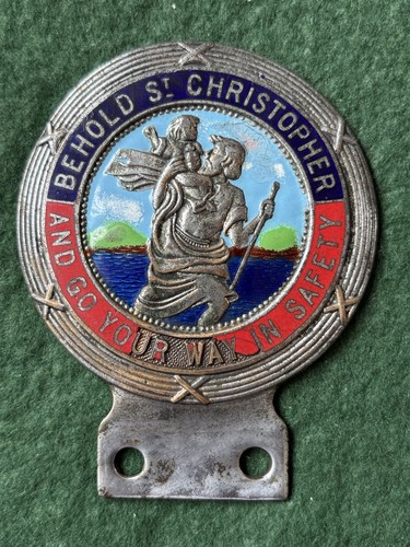 Christopher old enamel - christopher,