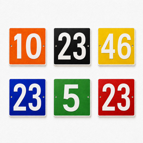 Personalised house number sign - personalised,