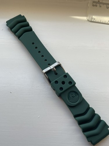 Seiko divers 20mm green rubber - divers,