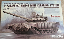 Meng TS-053 Russian T-72B3M Tank w/KMT-8 Mine Clearing 1:35 Model Kit