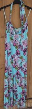 Next Geri Halliwell Floral Halterneck Maxi Dress Size 12