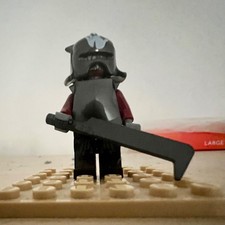 Lego Uruk-hai with handprint helmet mini-figure