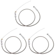  3 Pieces Flexible Throttle Cable Kart Kit Choke for Automotive Motorcycle