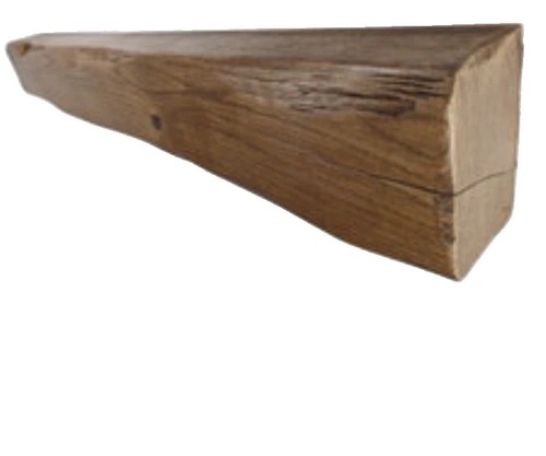 Real oak mantel beam floating - mantel,
