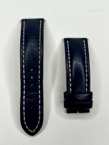 Breitling leather blue watch - breitling,