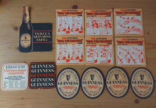 Vintage guinness beer mats - 13,