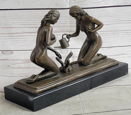 Erotic bronze figurine - erotic,