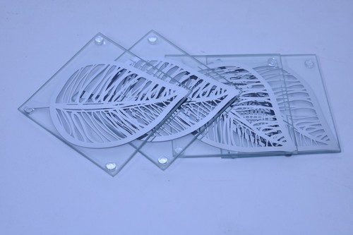 Leaf shape coaster - leaf,