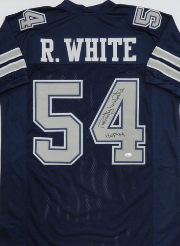 Cowboys randy white - white, signed