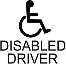 Disabled Driver sign