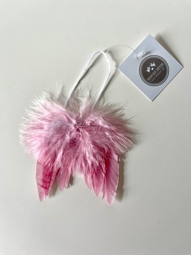 Bnwt pink feather - pink, angel