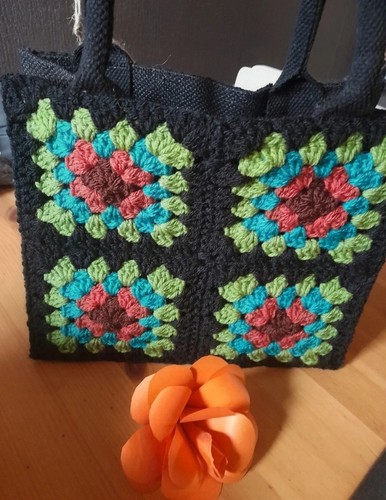 Handmade crochet bag - handmade,