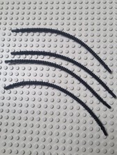 Lego 4x Black Hose, Flexible